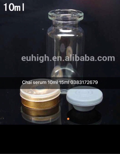Cung cấp chai lọ serum 5ml, 10ml, chai lọ serum mỹ phẩm