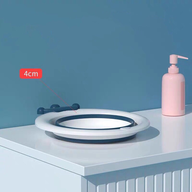 Chậu rửa mặt vương miện gấp gọn tiện lợi
