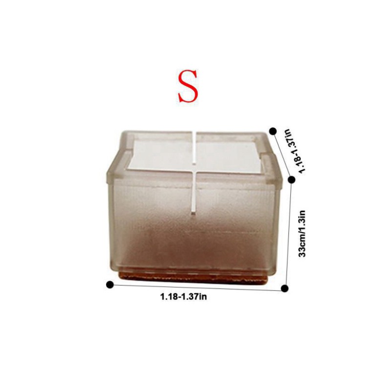 (xả kho) Set 8 miếng bọc bảo vệ chân bàn ghế trong suốt cao cấp tiện dụng | BigBuy360 - bigbuy360.vn