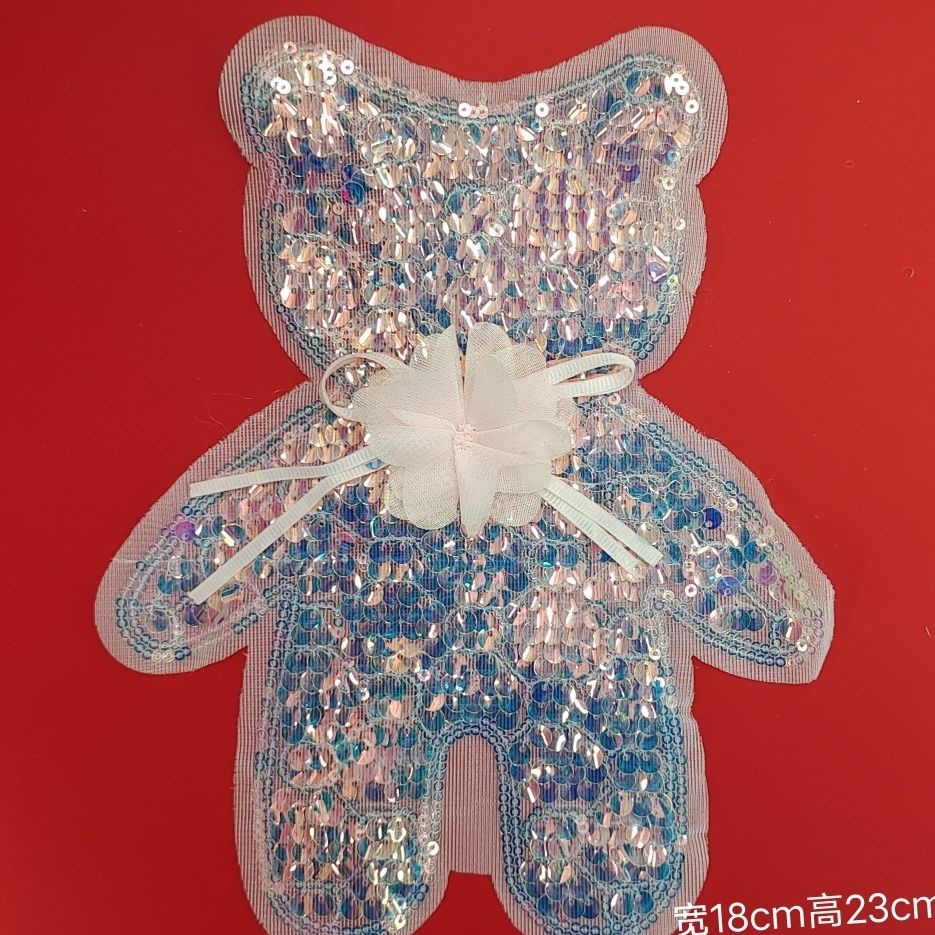 Hàng Có Sẵn Nhãn Dán Trang Trí Quần Áo Rách Không Đường May Hình Động Vật Nhỏ Đính Kim Sa + Hoa Bướm Nhiều Màu Độc Đáo Thời Trang Mới Bán Sỉ