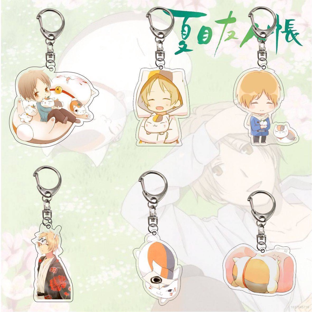 Móc khóa hình nhân vật hoạt hình Natsume Yuujinchou bằng acrylic