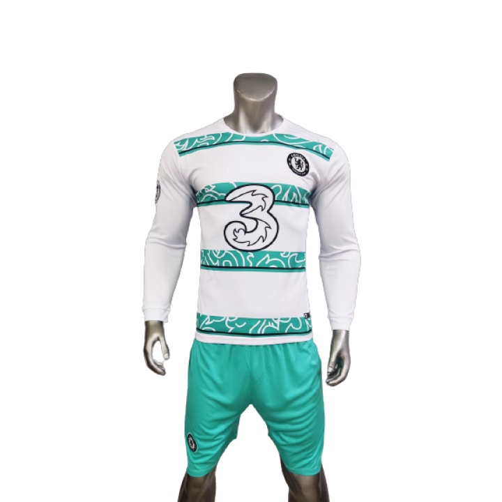 Bộ Áo Đấu Chelsea 2022-2023 Màu Trắng Tay Dài