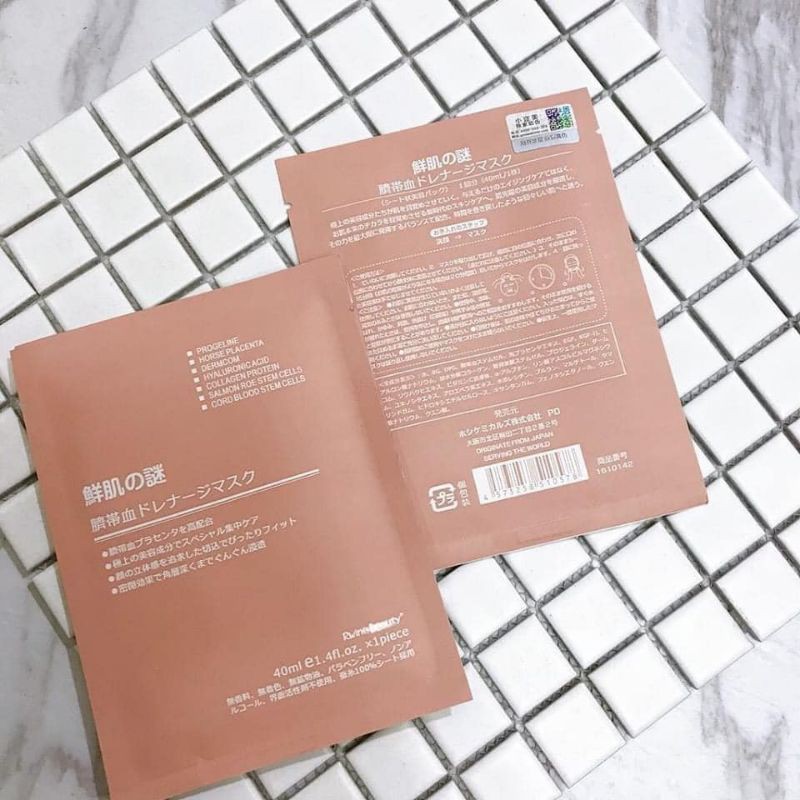COMBO 50Miếng Mặt Nạ Tế Bào Gốc Nhau Thai Rwine Beauty Cao Cấp Nhật Bản 100%