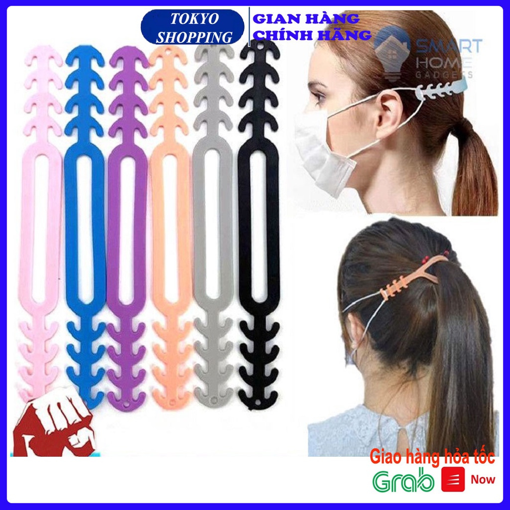 Dây đeo khẩu trang tai giả chống đau tai silicon mềm tránh thất lạc cho bé phù hợp khẩu trang y tế