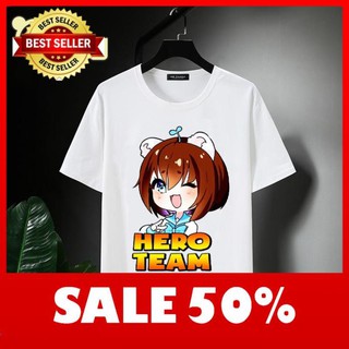 Sale 50% áo thun simmy siêu dễ thương | áo hero team simmy cho bé gái