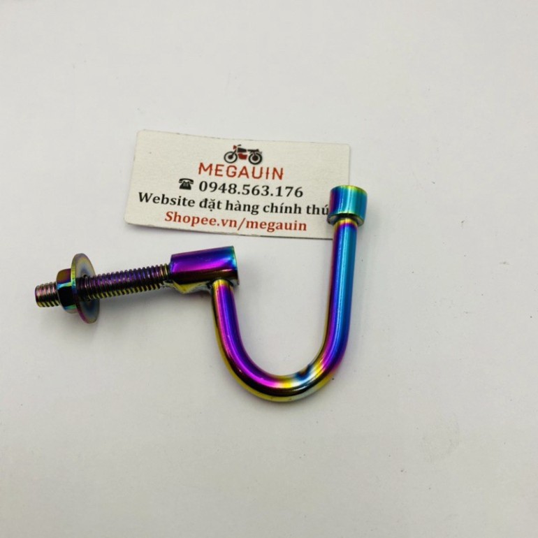 Móc câu inox / titan 7 màu treo đồ xe máy