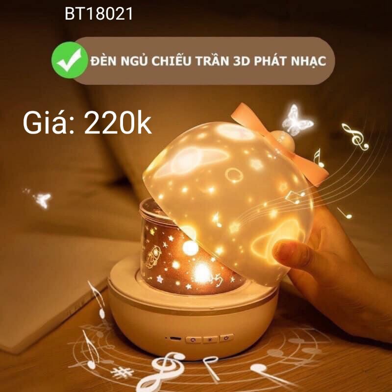 Đèn ngủ chiếu trần 3D SIÊU PHẨM