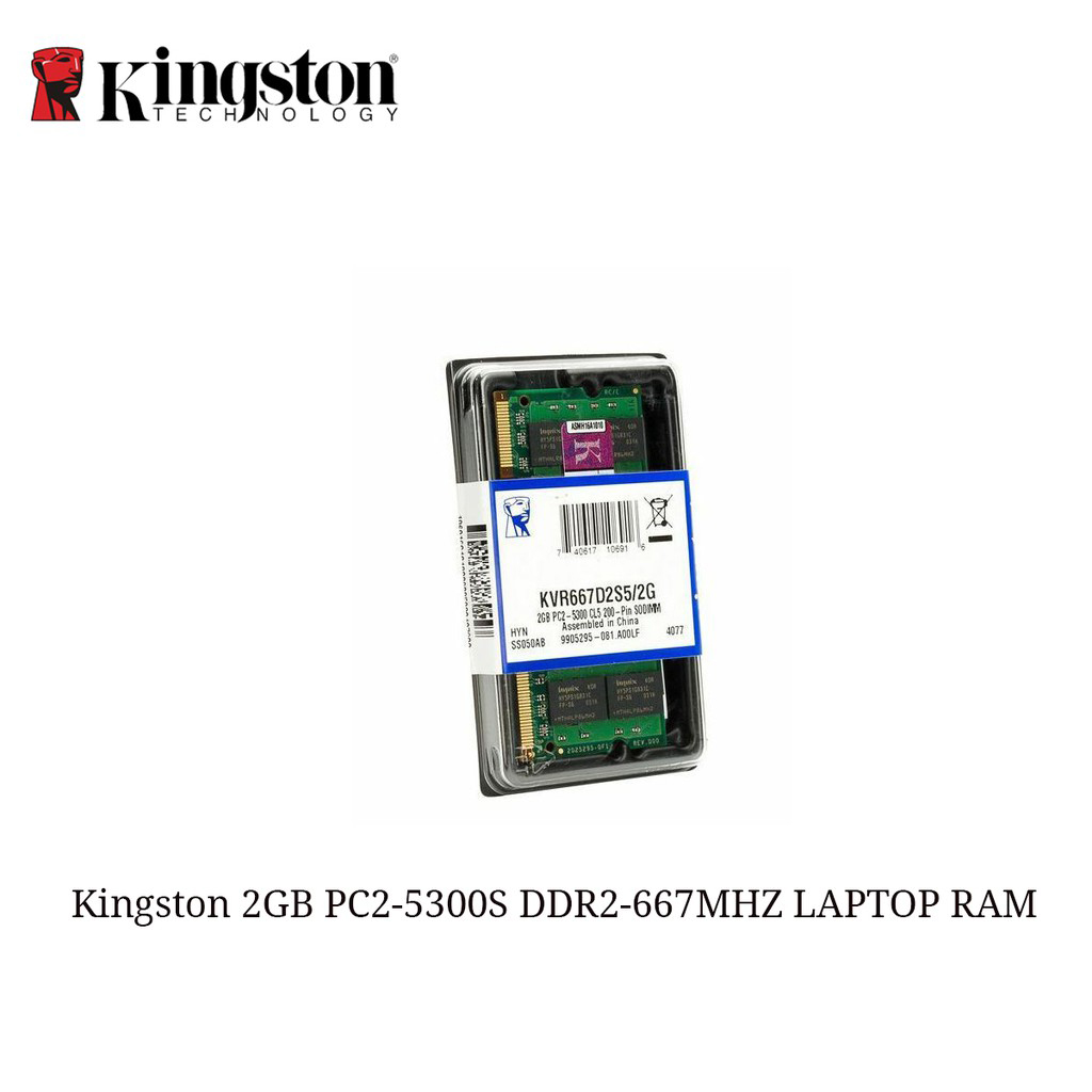 KINGSTON Ram Máy Tính 2gb / 4gb / 8gb Ddr2 667mhz 800mhz Ddr3 1333mhz 1600mhz