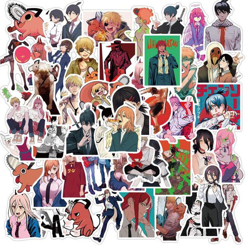 Miếng Dán Trang Trí Điện Thoại / Laptop / Guitar / Ván Trượt Họa Tiết Anime Độc Đáo DIY