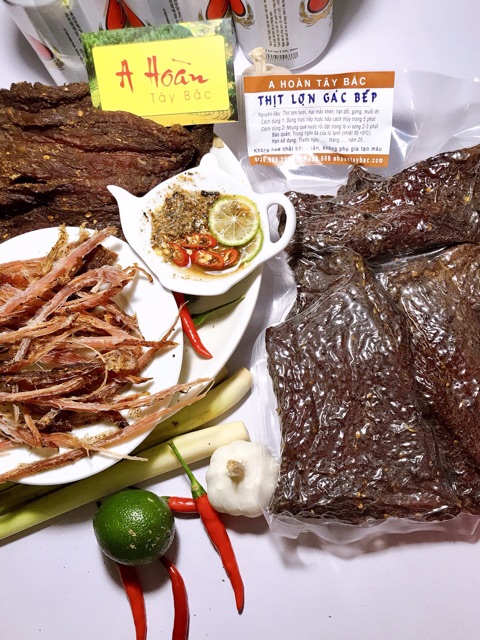 [GÓI ĂN THỬ] Thịt Lợn Gác Bếp Tây Bắc [100gr] | BigBuy360 - bigbuy360.vn