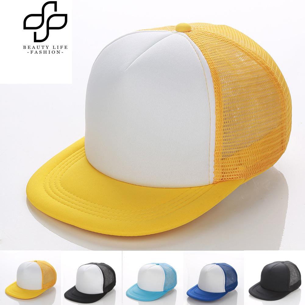 Mũ lưỡi trai phối vải lưới thời trang