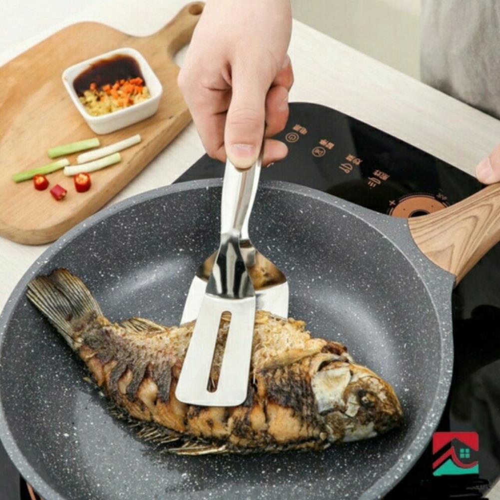 KẸP INOX GẮP THỨC ĂN CHỐNG NÓNG, XẺNG LẬT CÁ, GẮP ĐỒ CHIÊN ( tuyển khách sỉ)