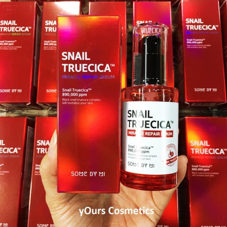 [ĐỔI TRẢ 1-1]Serum Ốc Sên Some By Mi Snail Truecica - Tinh Chất Ngừa Sẹo Mờ Sẹo Mụn Thâm Mụn Some By Mi Miracle Repair