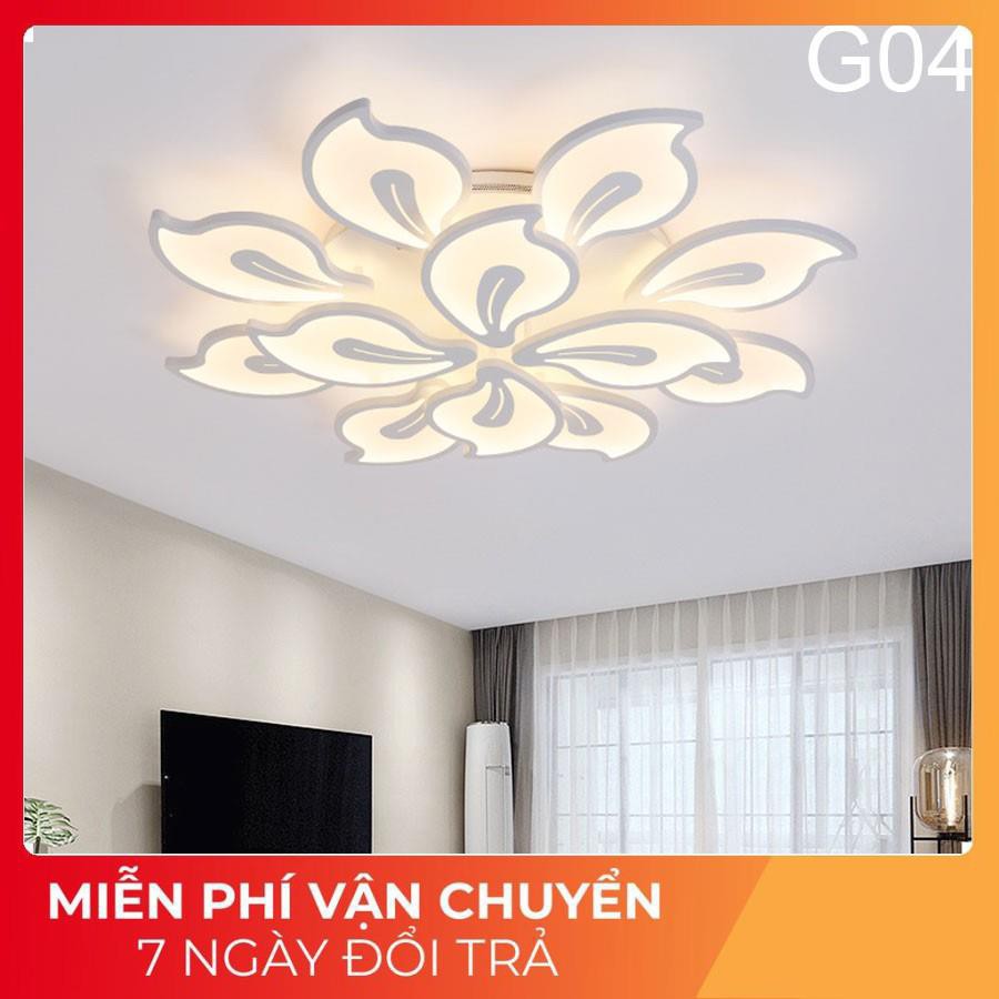 ĐÈN led ốp trần hiện đại-Đèn trần trang trí phòng khách,phòng ngủ, phòng bếp, có 3 chế độ sáng, bảo hành 1 năm