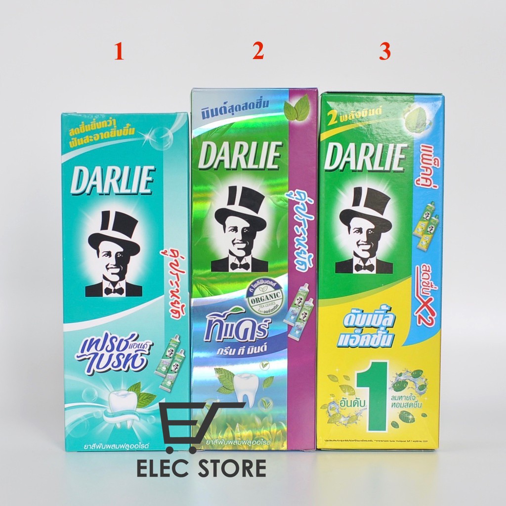 Kem đánh răng Darlie Thái Lan Hộp 2 tuýp