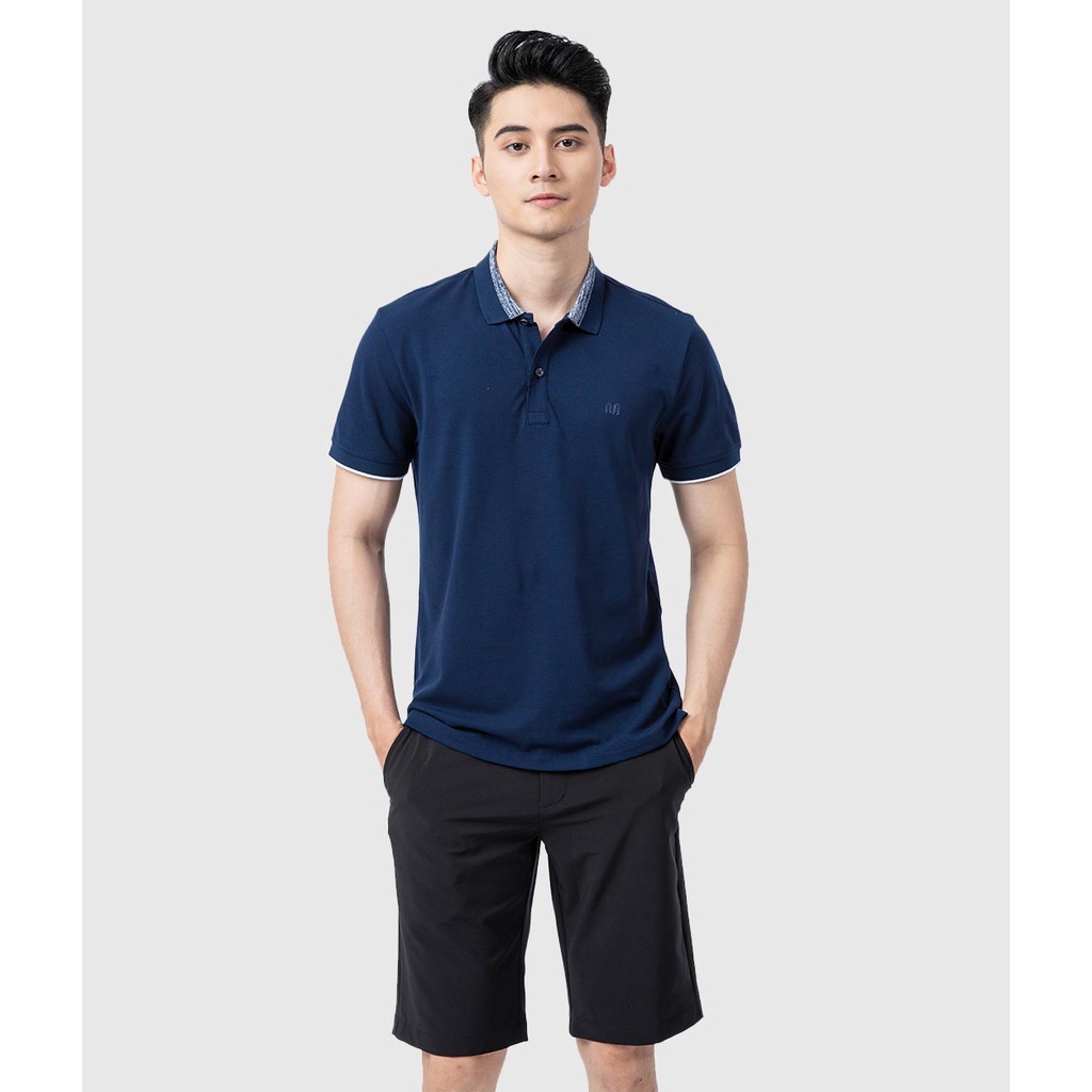 Áo thun polo nam Insidemen IPS020S1 phông có cổ bẻ dáng regular fit suông vừa trơn màu vải cotton cao cấp mềm mại