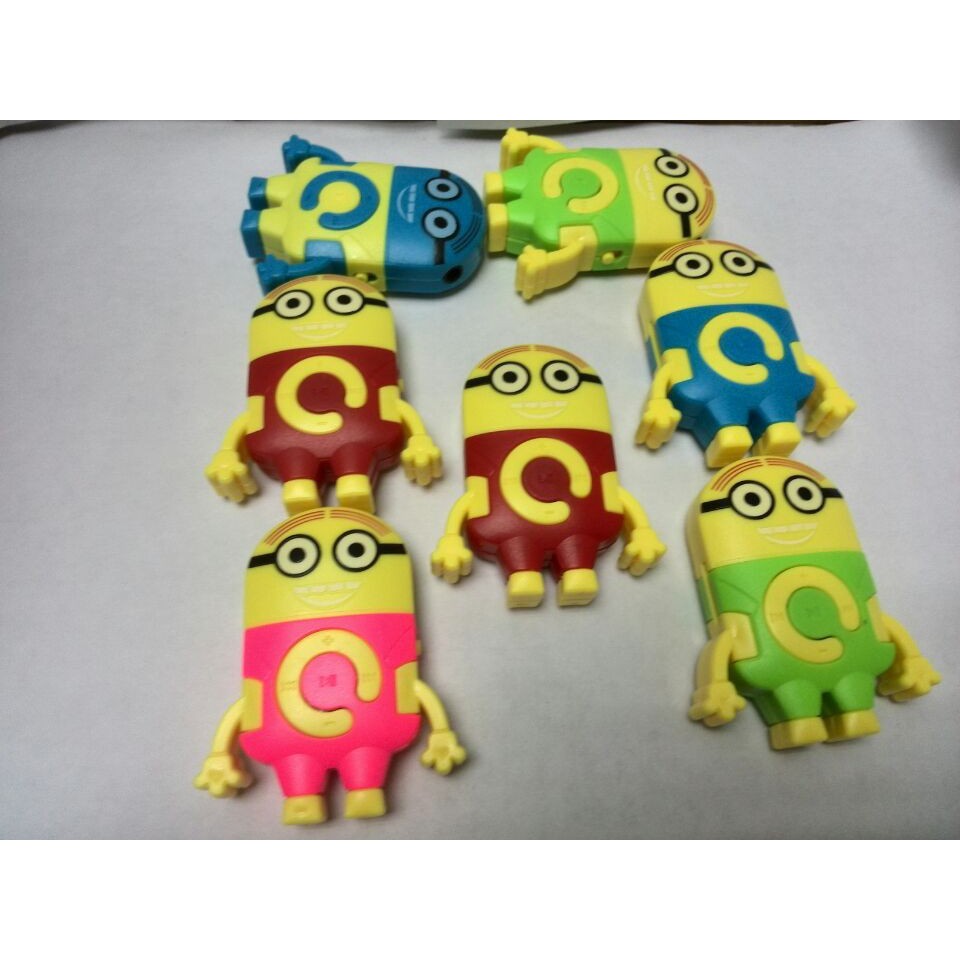 Máy Nghe Nhạc Mp3 Mini hoạt hình hình minion Hỗ Trợ Thẻ Nhớ Micro Sd Tf