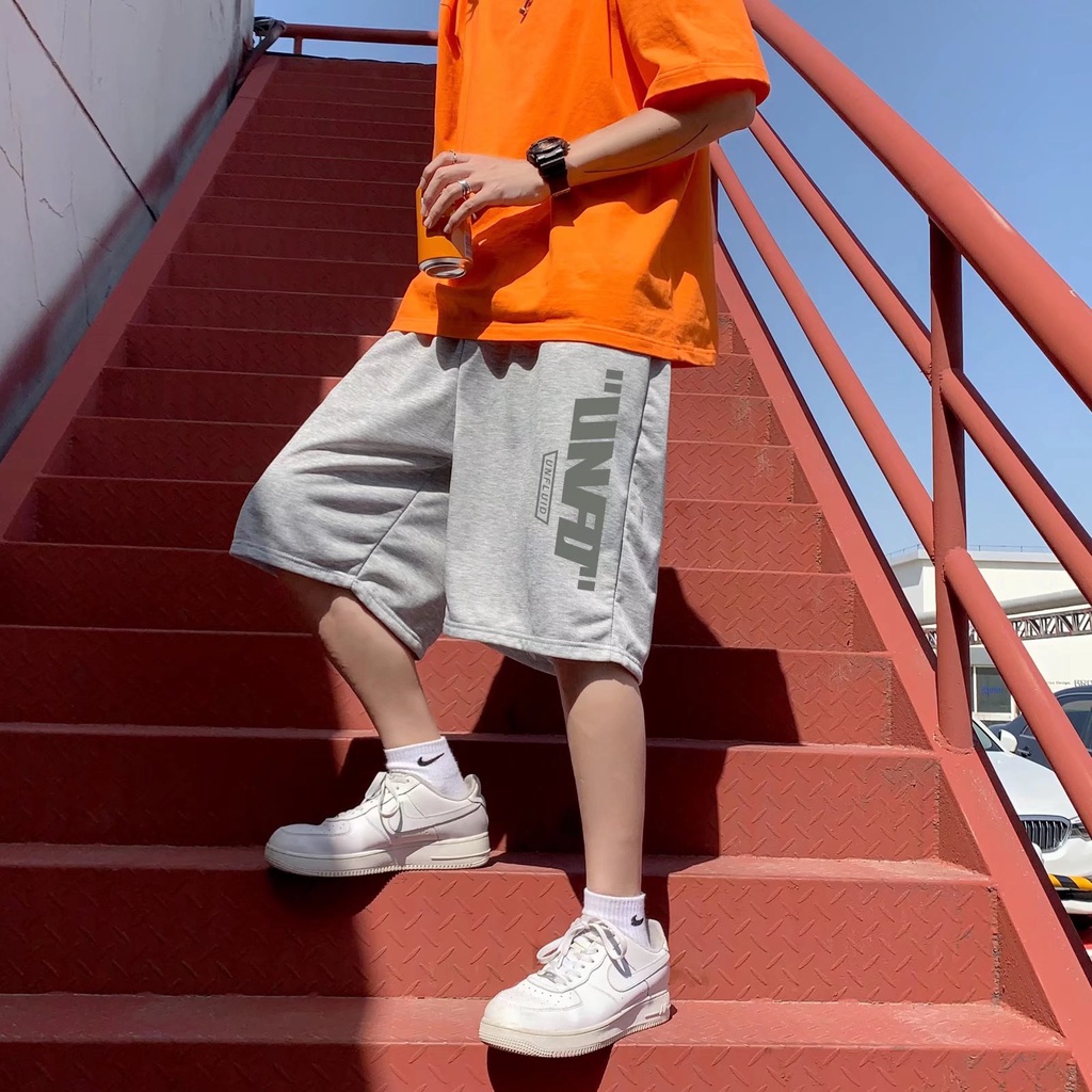 【Hàng Có Sẵn】Quần Short Thể Thao Đi Biển Có Túi Lưng Dây Rút Size Lớn Cho Nam XM24