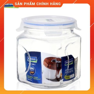 Hũ thủy tinh Glasslock 1500ml IP591 Thủy tinh chịu lực đặc biệt bền chắc