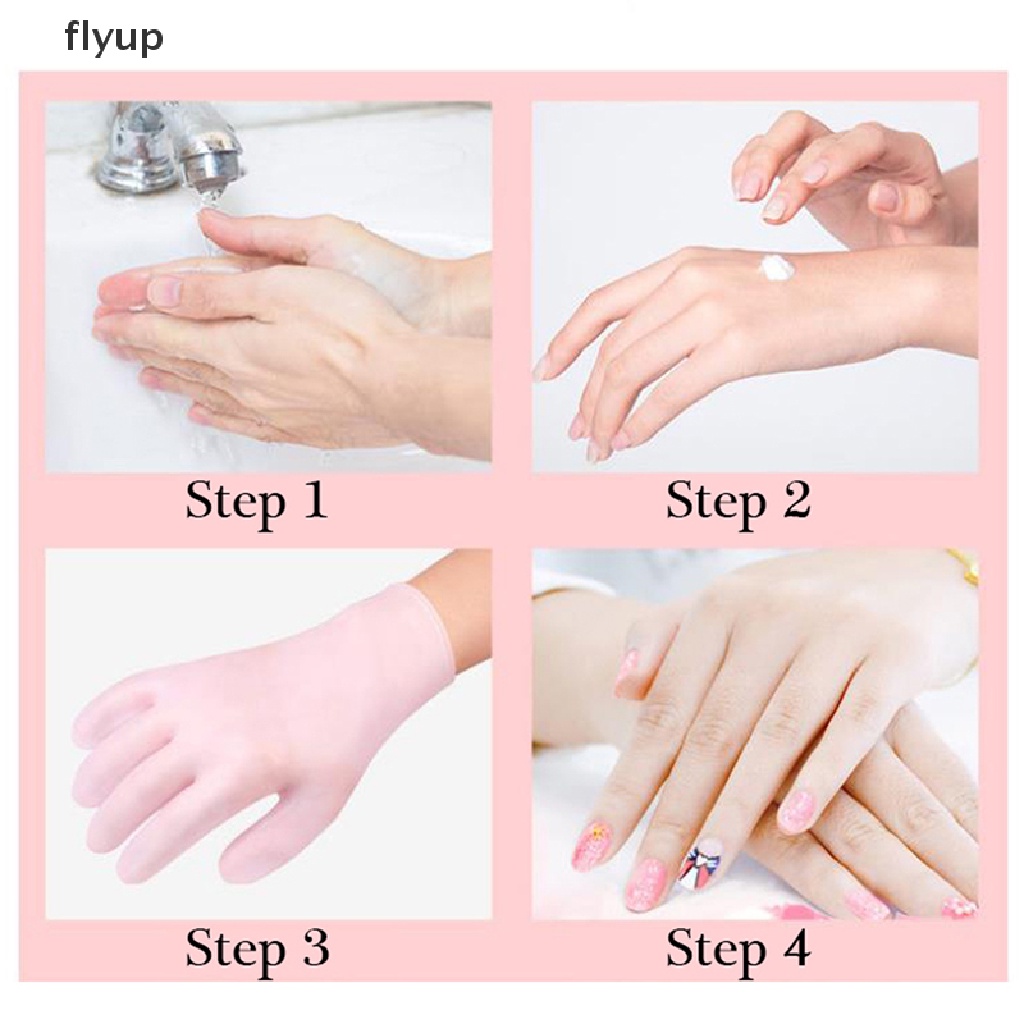 1 Đôi Găng Tay Silicone Giữ Ẩm Có Thể Tái Sử Dụng