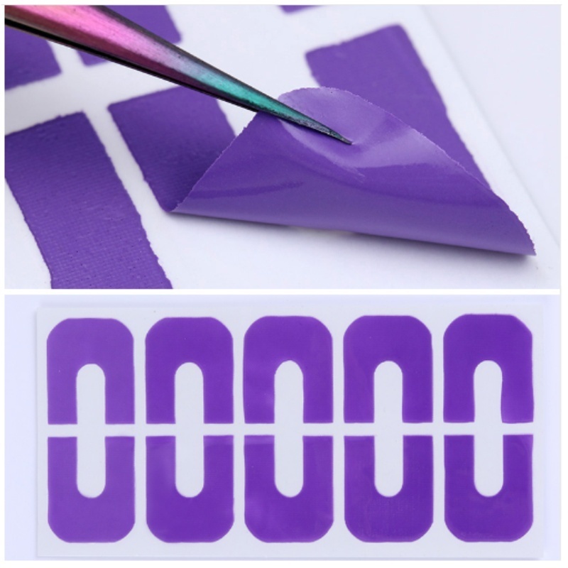 [Hàng mới về] Keo giữ móng tay hình chữ U hỗ trợ trang trí móng chống tràn dễ dùng tiện lợi