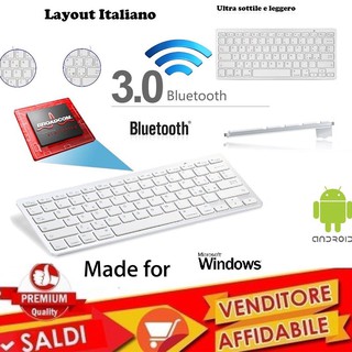 1Pcs Wireless Bluetooth Keyboard For IMac Macbook IPhone IPad