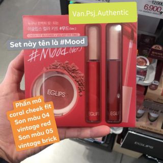 SET PHẤN MÁ + SON EGLIPS