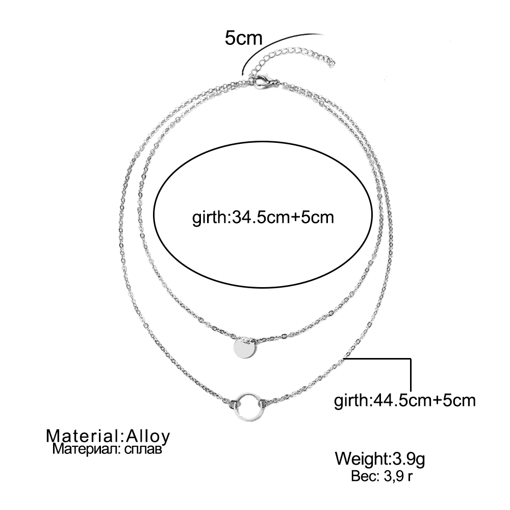 Dây chuyền nhiều lớp trang sức cho nữ