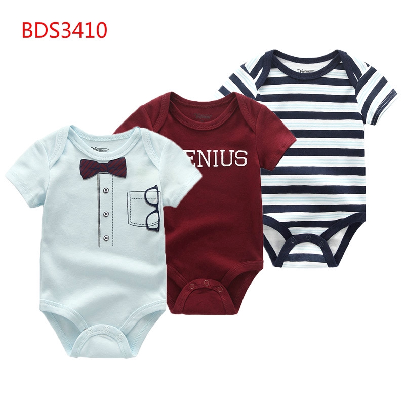 NEW Set Áo Liền Quần 100% Cotton Cho Bé