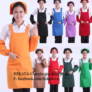 Set tạp dề cho nhà hàng, nhà máy, xưởng sản xuất, kitchen, nail, salon