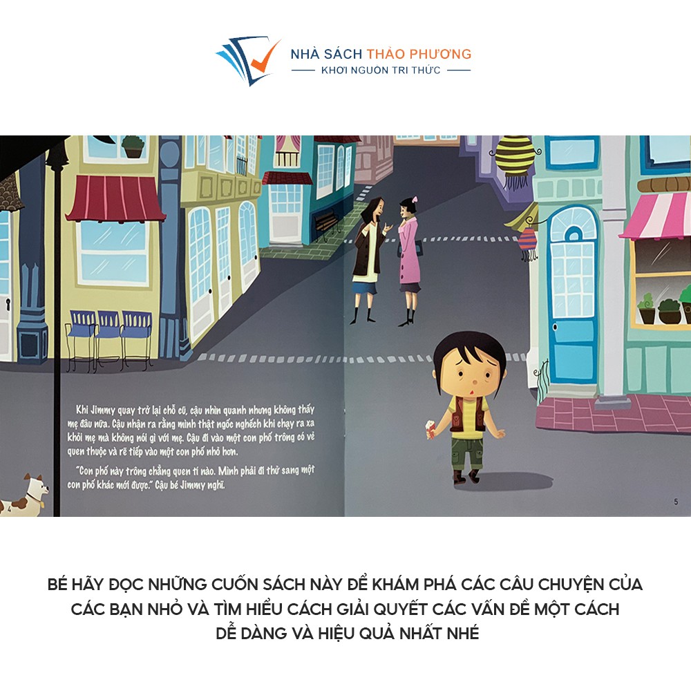 Sách - Kỹ năng xử lý tình huống cho bé hướng dẫn giải quyết vấn đề (Combo 5 cuốn)
