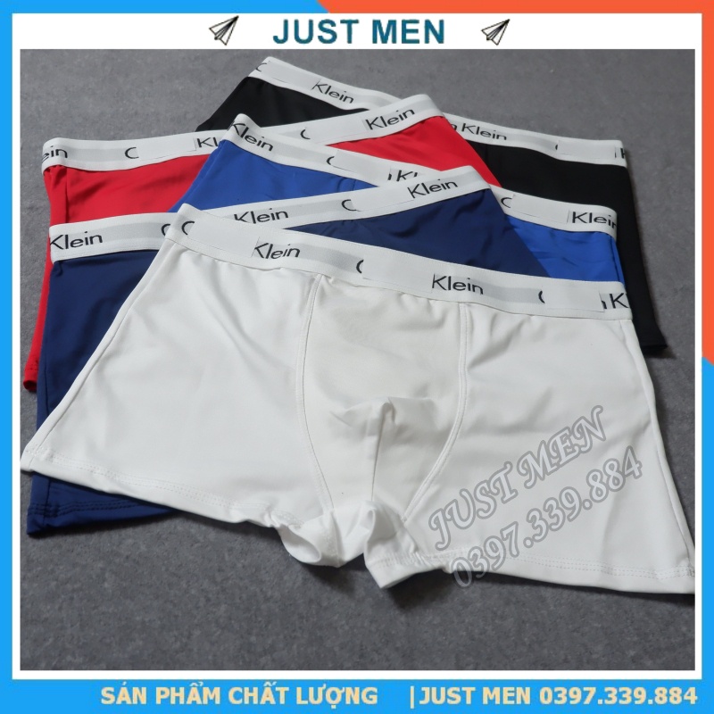 Quần lót nam boxer cao cấp co dãn 4 chiều thun lạnh chính phẩm, quần sịp xì đùi sexy thông hơi khử khuẩn | JM
