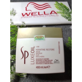Hấp dầu phục hồi tóc hư tổn Luxe Oil Karatin Restore Mák Đức 400ml