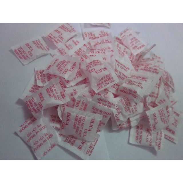 túi hút ẩm đỏ