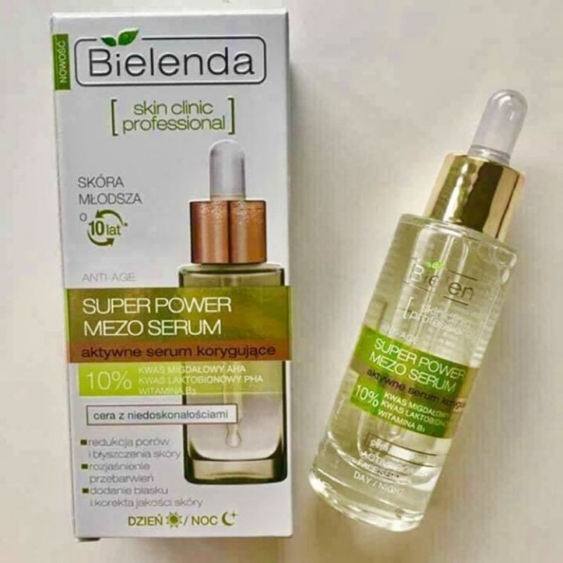 Serum huyết thanh tươi Bielenda cho da dầu mụn se khít chân lông
