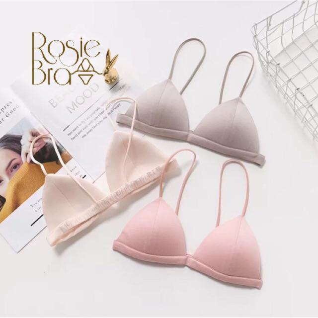 Áo Lót Bralette Cotton Mịn Dây Mảnh Chun Sau Lưng B241