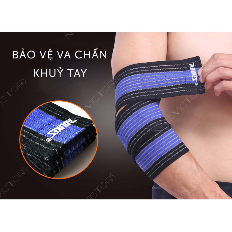 Băng Quấn Aolikes Cố Định Cổ Tay Cổ Chân, Dây Đeo Thể Thao Co Giãn Thoáng Khí Ngăn Ngừa Chấn Thương 70cm