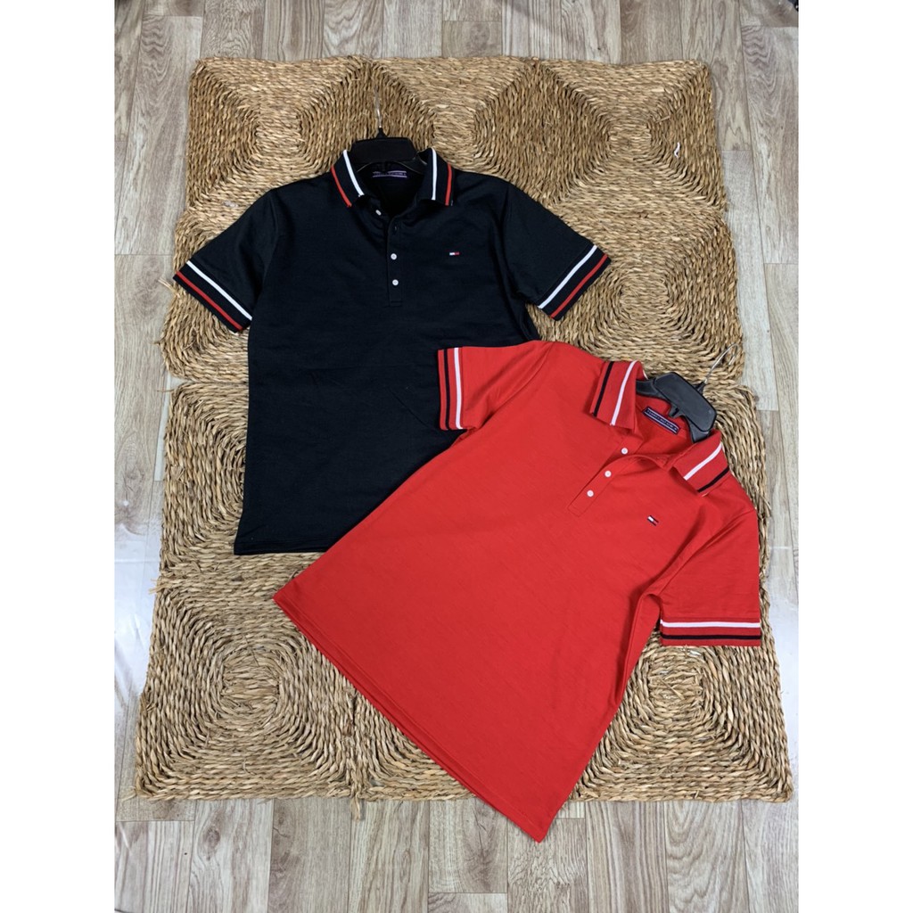 Áo thun polo nữ tay trơn ngắn có cổ, áo thun cổ bẻ trơn xuất xịn