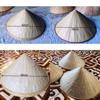 Nón lá trơn và nón vẽ size trung