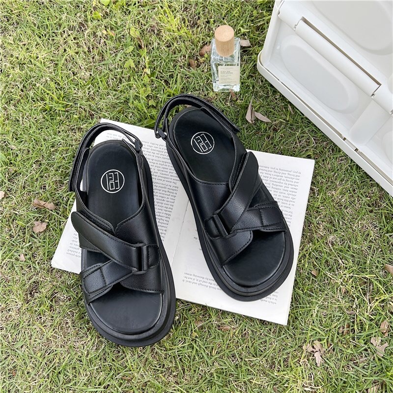Dép Sandal Nữ Ulzzang LOẠI 1 - Giày Sandal Nữ Quai Đan Chéo Chuẩn Hàng Quảng Châu Chất Liệu Cao Cấp
