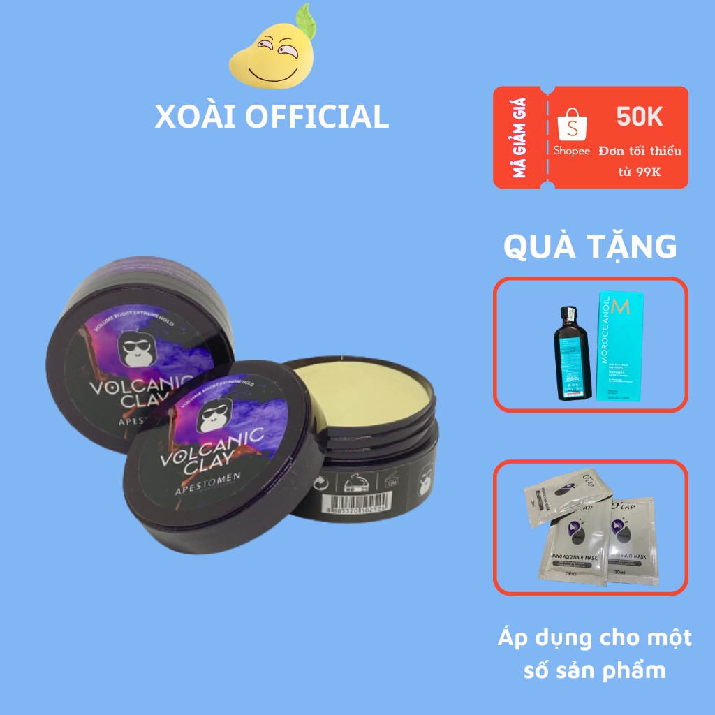 Sáp Vuốt Tóc Vocanic Clay