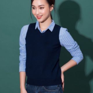 Áo len gile lông cừu hàng đẹp