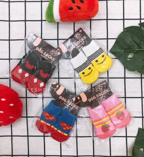 ❤️🐶TẤT LEN CHO CHÓ MÈO (SET 4 CHIẾC) 🐶❤️