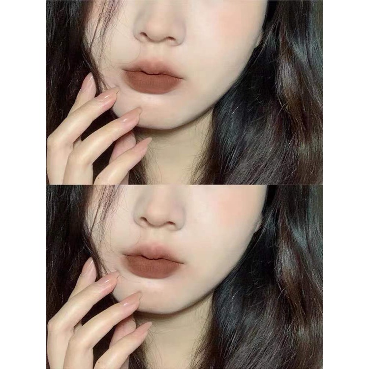 Toàn Bộ Son Môi Nhung Lì Màu Trắng Mờ Xinh Xắn Cho Nữ