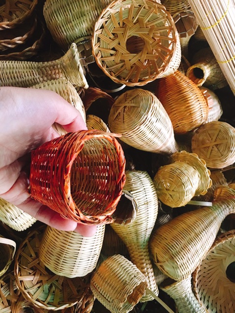 Vỉ Mây Tre Trang Trí 12 Món Ngẫu Nhiên- Nét Đẹp Từ Thiên Nhiên