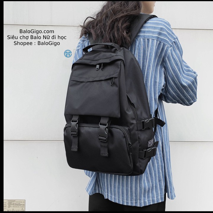 Balo chứa Laptop 15.6 inch màu đen - BaloGigo