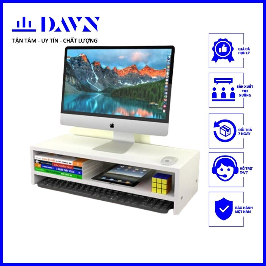 Kệ để màn hình máy tính chống mỏi lưng đau vai gáy, mỏi mắt DAVN DA111 giá cả hợp lý, phù hợp để bàn làm việc, bàn học