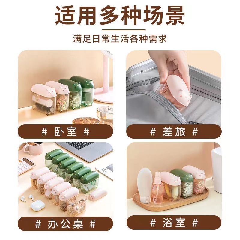 Hộp Đựng Dây Cáp Mini Họa Tiết Hoạt Hình Dễ Thương