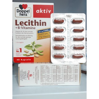 Viên uống tinh chất mầm đậu lành lecithin, nội địa Đức