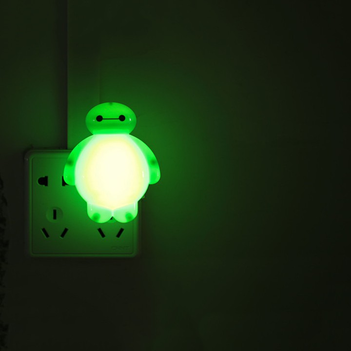 HCM - Đèn ngủ Baymax nhỏ gọn ánh sáng dịu có công tắc đóng mở chủ động